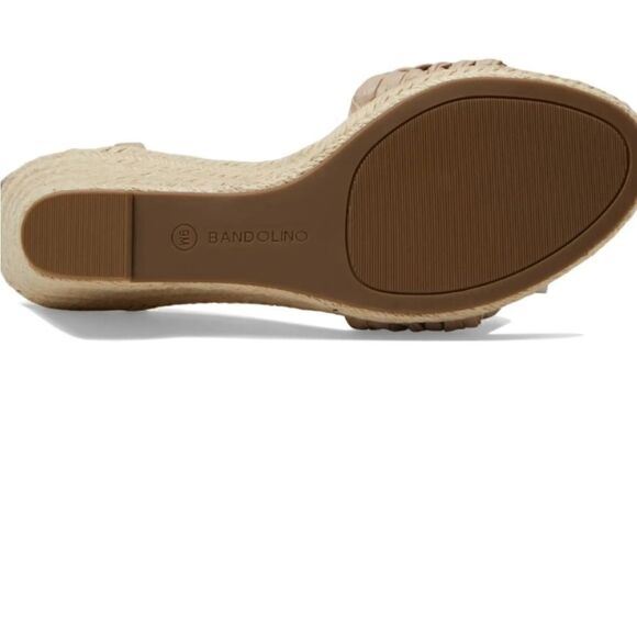 Bandolino "Jingle 3" sandal in color warm sand. 3" wedge heel. Size 11 NWT - Picture 4 of 9